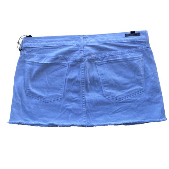 New Citizens of Humanity by Jerome Dahan Daria White Stark Denim Mini Skirt 31 - Picture 9 of 15